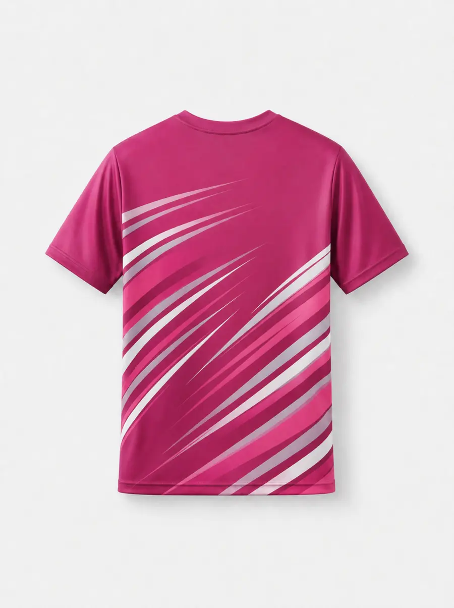 Magenta Pink back view in Magenta · Blush White