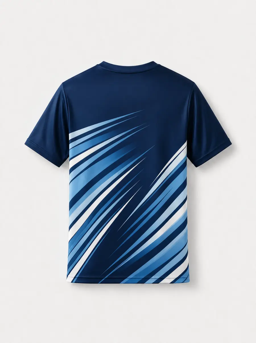 Navy Ice back view in Navy · Ice Blue